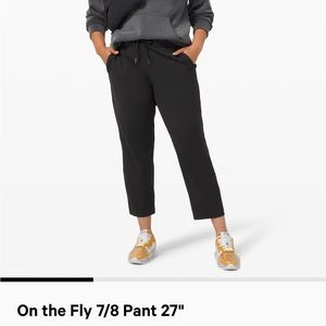 Lululemon On The Fly 7/8 Pant 27”
